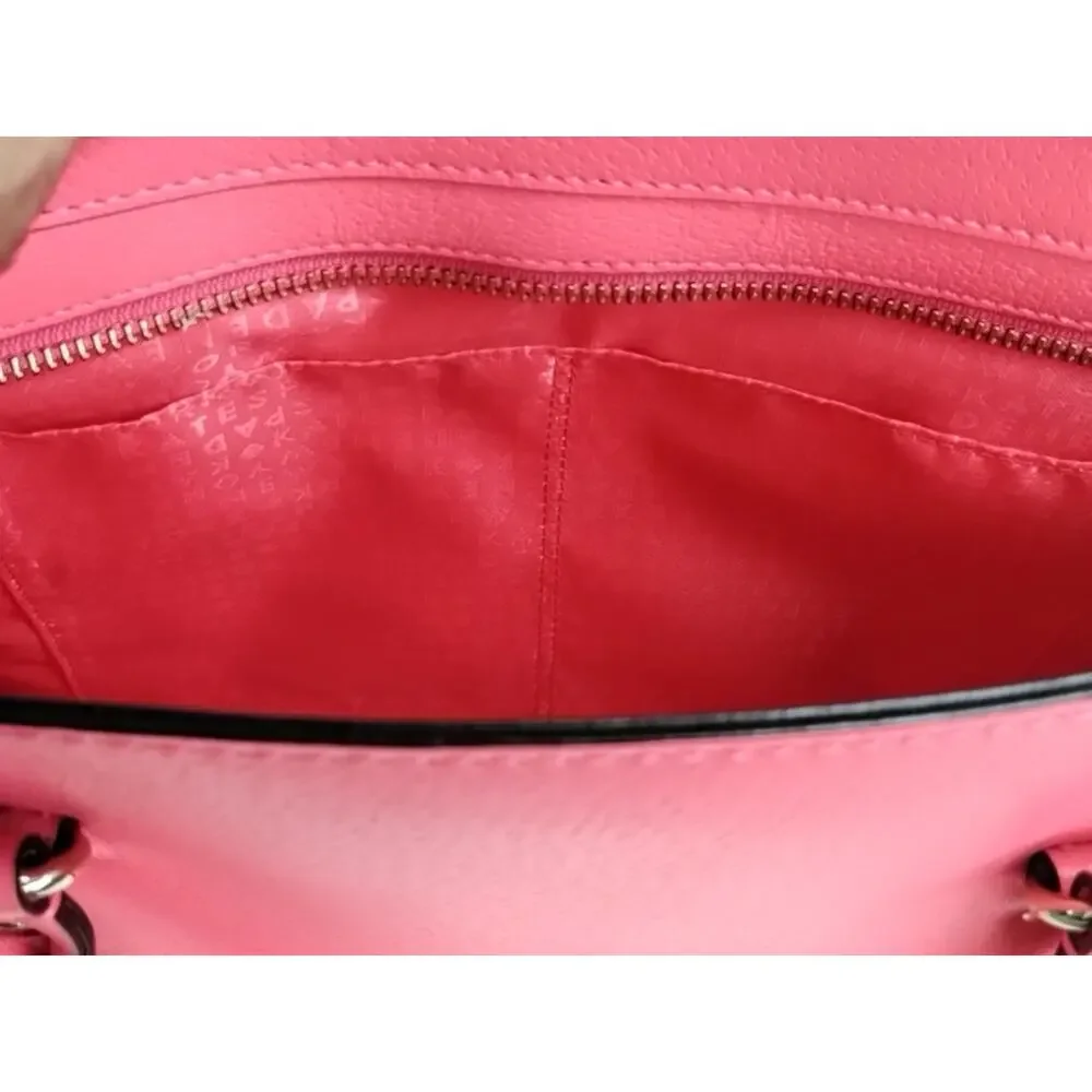 Kate Spade NY NEW Wellesley Quinn Pink Leather Satchel Crossbody Handbag Purse